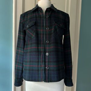 Pendleton plaid swing shirt jacket size S